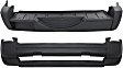 2006 Jeep Liberty - Front and Rear Textured Bumper Cover, Sport Utility
