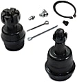 Front, Driver and Passenger Side, Upper and Lower Ball Joints, Non-Adjustable, Includes Nuts