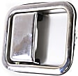 Front, Driver and Passenger Side Exterior Door Handles, Chrome, without Key Hole