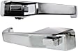 1997-2001 Jeep Cherokee - Front or Rear, Driver and Passenger Side Exterior Door Handle, Chrome, Without Key Hole
