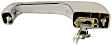 1997-2001 Jeep Cherokee - Front or Rear, Driver and Passenger Side Exterior Door Handle, Chrome, Without Key Hole