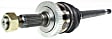 2003 Jeep Grand Cherokee Laredo - Front, Driver and Passenger Side Axle Assembly,  With 24-5/16 in. Overall Length; Without Variable Lock Progressive Front Axle, New, 4WD, 4.7L 8Cyl