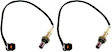 Before and After Catalytic Converter Oxygen Sensor, Set of 2, 4-wire, 2.0L, 4Cyl