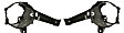 Front, Driver and Passenger Side Fog Light Brackets