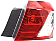 Driver and Passenger Side, Outer Tail Lights, without Bulb, Halogen, Mounted on Body