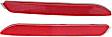 Rear, Driver and Passenger Side Bumper Reflector