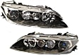 Driver and Passenger Side Halogen Headlight, Without bulb(s), OE Replacement