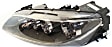 Driver and Passenger Side Halogen Headlight, Without bulb(s), OE Replacement