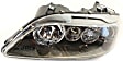 Driver and Passenger Side Halogen Headlight, Without bulb(s), OE Replacement