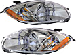 2006-2007 Mitsubishi Eclipse - Driver and Passenger Side Halogen Headlight, With bulb(s), OE Replacement, CAPA Certified