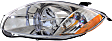 2006-2007 Mitsubishi Eclipse - Driver and Passenger Side Halogen Headlight, With bulb(s), OE Replacement, CAPA Certified