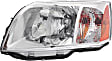 Driver and Passenger Side Halogen Headlight, With bulb(s), OE Replacement