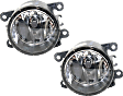 Front, Driver and Passenger Side Fog Lights, With Bulb(s), Halogen