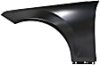 Front, Driver and Passenger Side Fenders, Without turn signal light hole, CAPA CERTIFIED