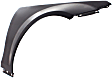 Front, Driver and Passenger Side Fenders, Without turn signal light hole, CAPA CERTIFIED