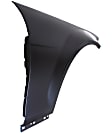 Front, Driver and Passenger Side Fenders, Without turn signal light hole, CAPA CERTIFIED