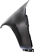 Front, Driver and Passenger Side Fenders, Without turn signal light hole