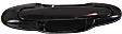 Rear, Driver and Passenger Side Smooth Black Exterior Door Handle, Without Key Hole