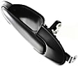 Rear, Driver and Passenger Side Smooth Black Exterior Door Handle, Without Key Hole