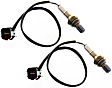 Before Catalytic Converter, Front and Rear Oxygen Sensor, Set of 2, 4-wire