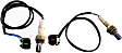 Before and After Catalytic Converter, Front Oxygen Sensors, 4-Wire, 6 Cylinder, 3.8L Engine