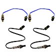 Oxygen Sensor, Set of 4, 4-wire