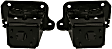 Front, Driver and Passenger Side Bumper Brackets, Mounting Stay