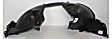 2012 Nissan Versa - Front, Driver and Passenger Side Fender Liner