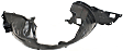 2012 Nissan Versa - Front, Driver and Passenger Side Fender Liner