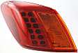 Driver and Passenger Side Halogen Tail Light, With bulb(s), OE Replacement