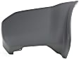 Rear, Driver and Passenger Side Bumper End, Textured Plastic