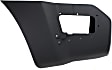 Rear, Driver and Passenger Side Bumper End, Textured Plastic