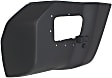 Rear, Driver and Passenger Side Bumper End, Textured Plastic