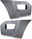 Rear, Driver and Passenger Side Bumper End, Textured Plastic CAPA Certified