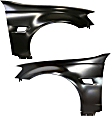 Front, Driver and Passenger Side Fenders, With turn signal light hole