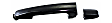 2008-2015 Scion xB - Front and Rear, Driver Side Smooth Black Exterior Door Handle, Front and Rear Driver Side - With Key Hole
