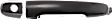 2006 Scion xA - Front, Driver and Passenger Side Smooth Black Exterior Door Handle, With Key Hole