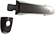 2006 Scion xA - Front, Driver and Passenger Side Smooth Black Exterior Door Handle, With Key Hole