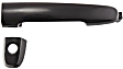 2002-2006 Toyota Camry - Front, Driver and Passenger Side Exterior Door Handles, Smooth Black, Driver Side - With Key Hole; Passenger Side - Without Key Hole