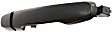 2002-2006 Toyota Camry - Front, Driver and Passenger Side Exterior Door Handles, Smooth Black, Driver Side - With Key Hole; Passenger Side - Without Key Hole