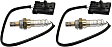 Before Catalytic Converter, Driver and Passenger Side Oxygen Sensors, 4-wire