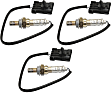 Before Catalytic Converter Oxygen Sensor, Set of 3, 4-wire