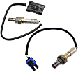 Before Catalytic Converter and After Catalytic Converter, Center, Driver or Passenger Side Oxygen Sensor, Set of 2, 4-wire