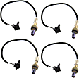 Before and After Catalytic Converter, Front and Rear Oxygen Sensors, 4-wire