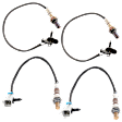 Before and After Catalytic Converter Oxygen Sensora, Set of 4, 4-wire