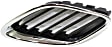 Grille Assemblies, Chrome Shell with Painted Black Insert, Grille