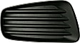 Fog Light Cover - Front, Driver and Passenger Side, Black
