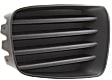Fog Light Cover - Front, Driver and Passenger Side, Black