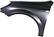 Front, Driver and Passenger Side Fenders, With turn signal light hole