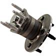 Front and Rear, Driver and Passenger Side Wheel Hub, 4 Lugs, With Bearing, FWD